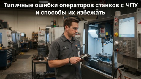Типичные ошибки операторов станков с ЧПУ и способы их избежать