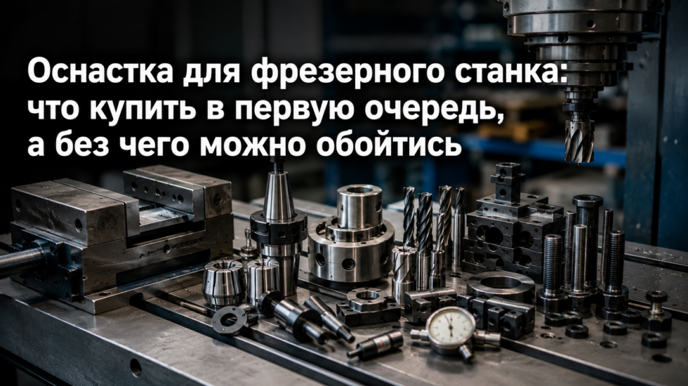 Оснастка для фрезерного станка: что купить в первую очередь, а без чего можно обойтись